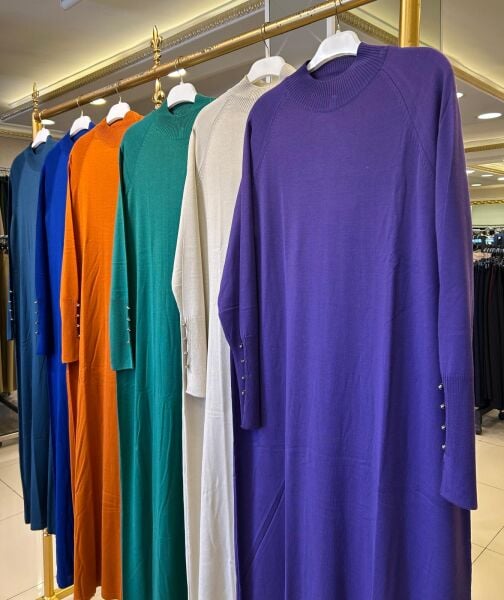 REGLAN KOL DTY. TRİKO ELBİSE/ TIĞTRİKO 21597
