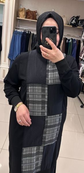 PARAŞÜT KUMAŞ DTY. KARE DESEN TUNİK/BEHREM