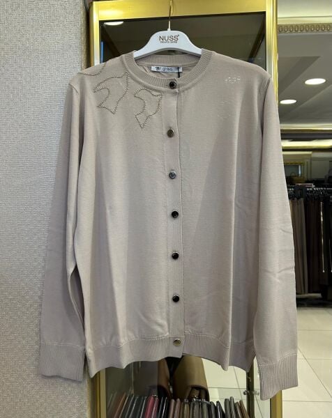 OMZU VE SIRTI KUŞ İŞLEMELİ MERSERİZE HIRKA/ GHISA