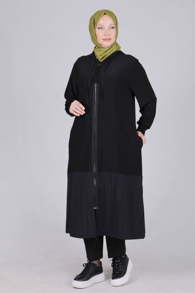 Büyük Beden Tesettür Sandy Kap/ Behrem