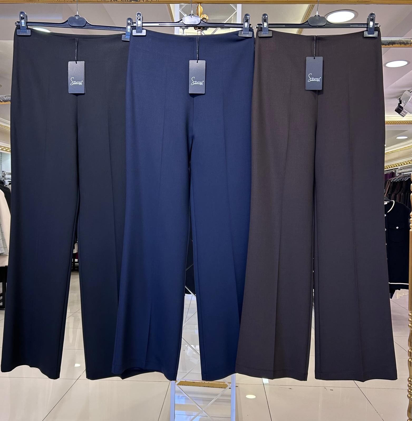 YÜKSEK BEL İSPANYOL PAÇA PANTOLON/ SENTEZ  