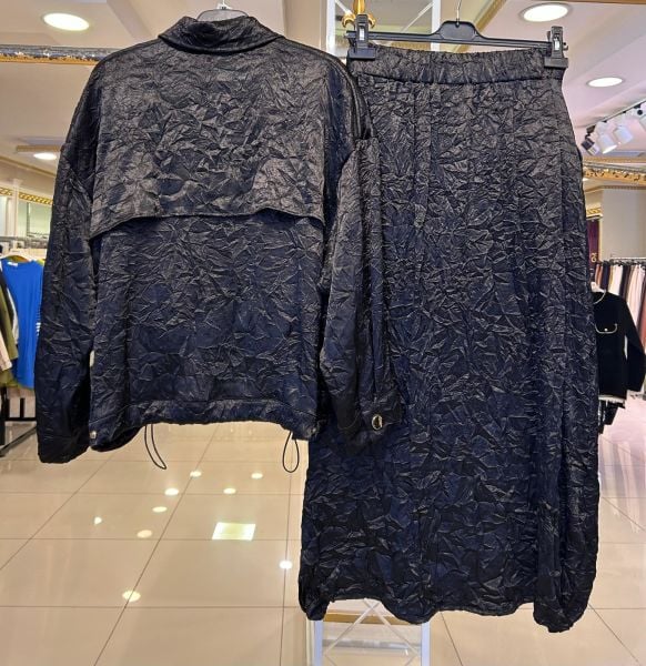 ﻿KIRIŞTIRMA SATEN KUMAŞ ETEKLİ TAKIM/GHISA