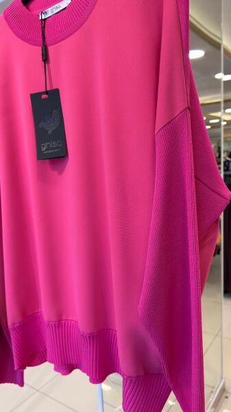 MERSERİZE DTY. KREP KUMAŞ BLUZ/ GHISA