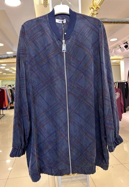 ÜZERİ ÇİZGİ DTY. İPEK CUPRA FERMUARLI KAP/NUSS