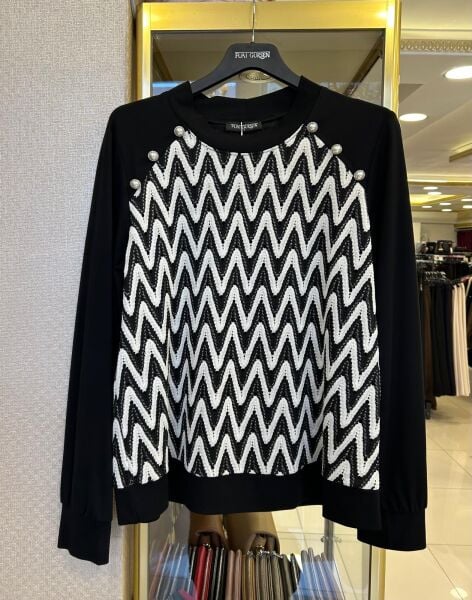 ÇİFT RENKLİ FİSTO DTY. BLUZ /FUAT GÜRŞEN