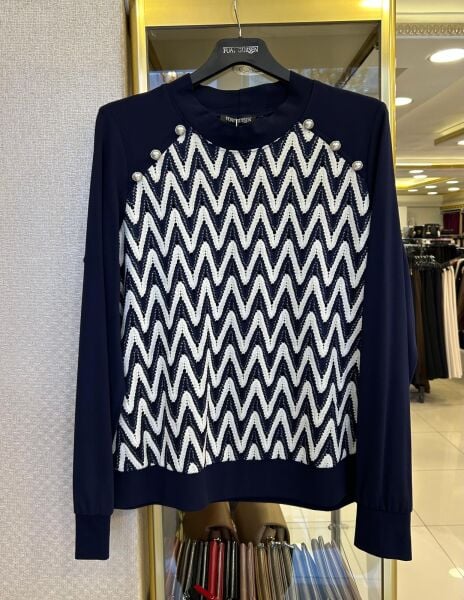 ÇİFT RENKLİ FİSTO DTY. BLUZ /FUAT GÜRŞEN