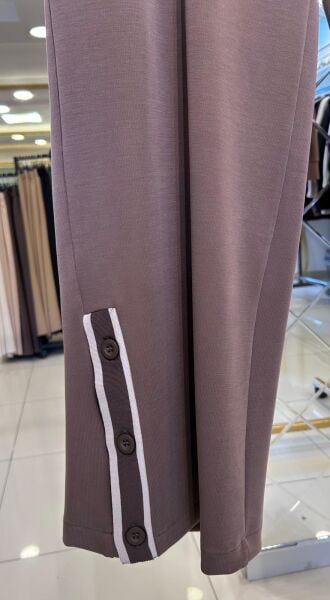 ÇİZGİLİ RİBANALI MODAL KUMAŞ TAKIM/ TIĞTRİKO 