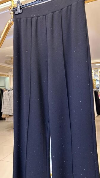 TAMAMI TAŞ İŞLEMELİ İSPANYOL PAÇA PANTOLON/ SENTEZ