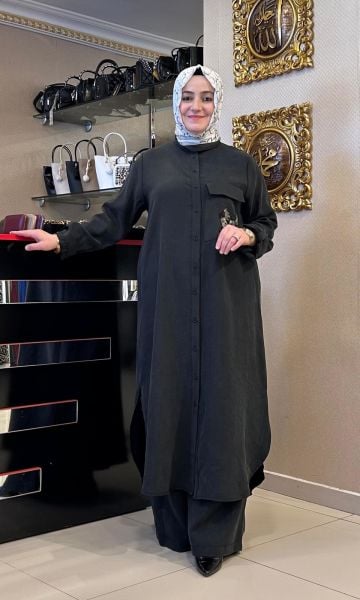 BONCUK İŞLEMELİ TENSEL TAKIM/NURCAN ÇETİN