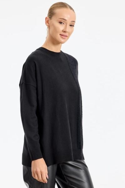 SOL TARAFI MİNK DTY. TRİKO TUNİK/TIĞTRİKO