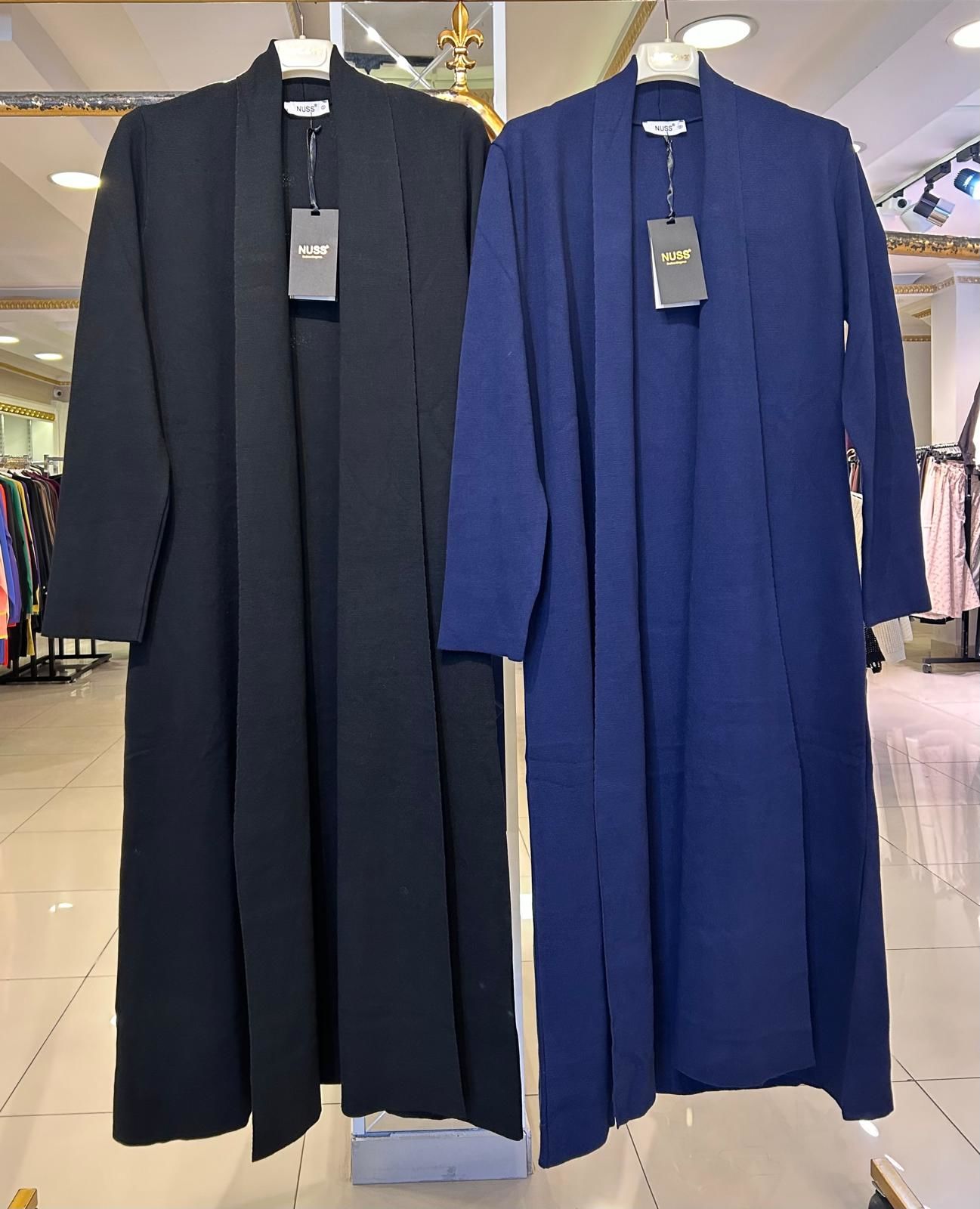 ÇELİK ÖRME BELİ KUŞAKLI HIRKA/NUSS