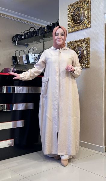 KAPÜŞONLU CEP DTY. PAMUK KUMAŞ KAP/NURCAN ÇETİN