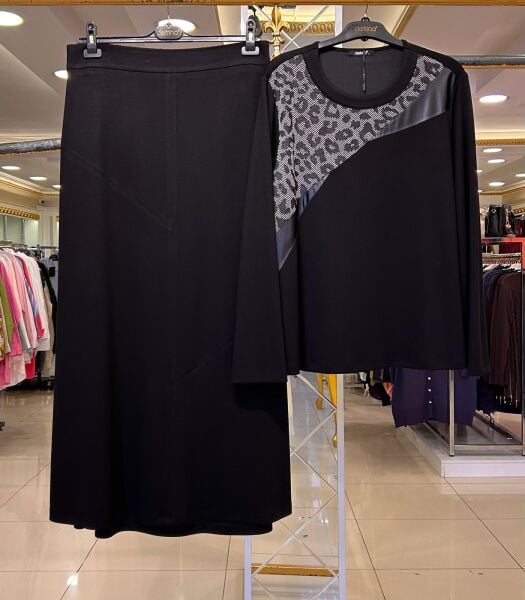 LEOPAR DESEN DTY. ETEKLİ TAKIM/ DEFRİNA