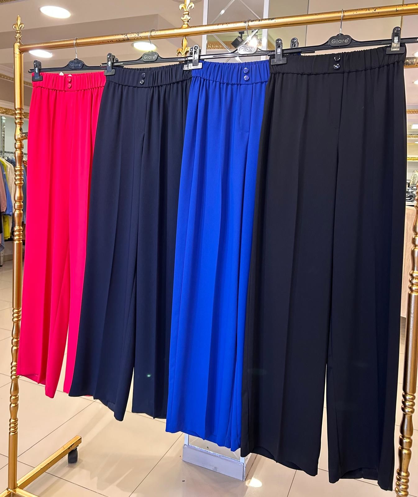 LASTİKLİ DÜĞMELİ BOLPAÇA PANTOLON