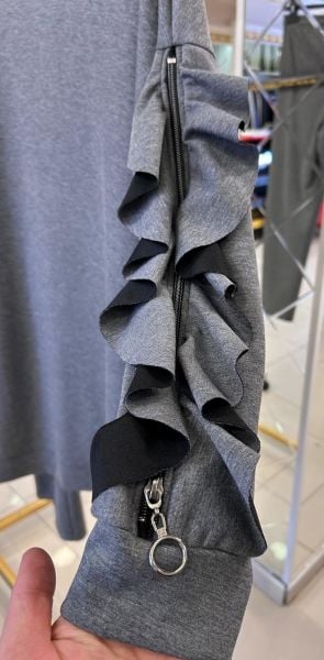 KOLLARI FIRFIR VE FERMUAR DTY. PANTOLONLU TAKIM/BELGİN