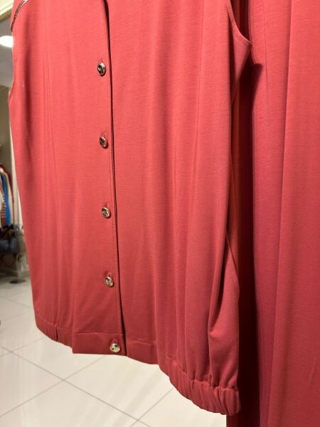 PUL ŞERİTLİ YELEK VE PANTOLON TAKIM/ TIĞTRİKO