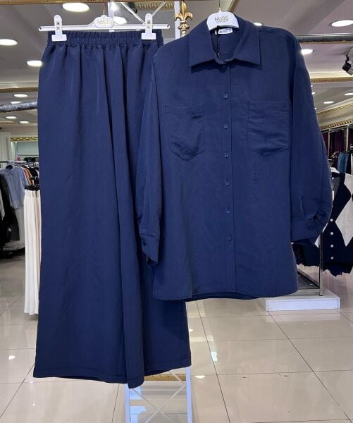 MODAL KUMAŞ GÖMLEK PANTOLON TAKIM/ NUSS