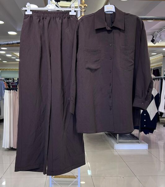 MODAL KUMAŞ GÖMLEK PANTOLON TAKIM/ NUSS