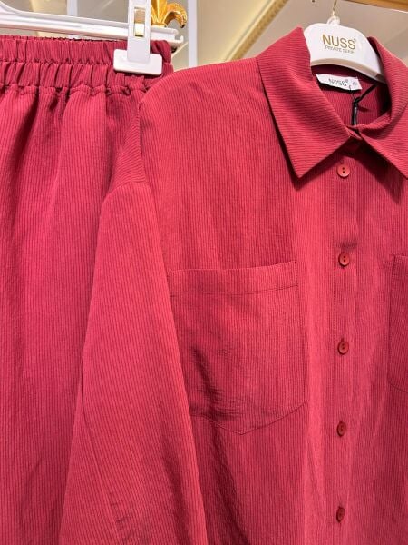 ﻿MODAL KUMAŞ GÖMLEK PANTOLON TAKIM/ NUSS