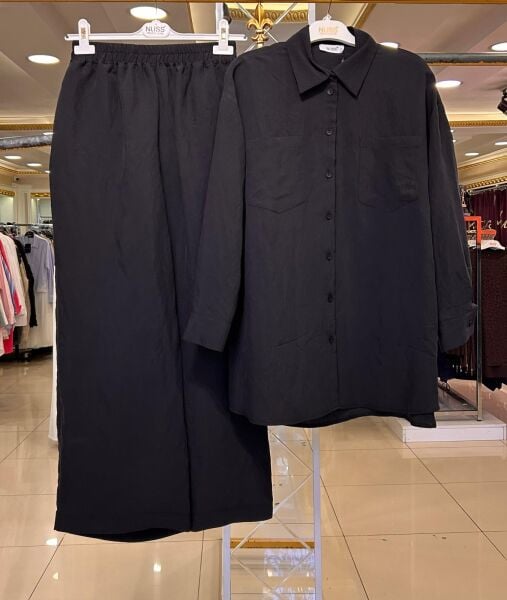 ﻿MODAL KUMAŞ GÖMLEK PANTOLON TAKIM/ NUSS