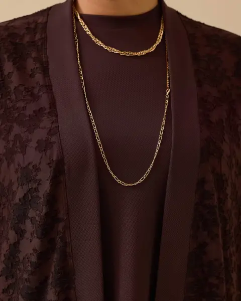 B. BEDEN DESENLİ İÇ BLUZLU TAKIM/ SEÇİL