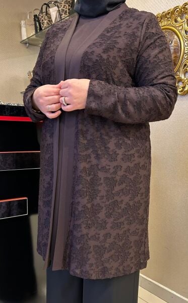 B. BEDEN DESENLİ İÇ BLUZLU TAKIM/ SEÇİL