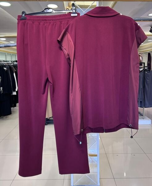 PARAŞÜT KUMAŞ DTY. YELEKLİ MODAL TAKIM/ TIĞTRİKO 