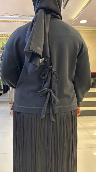 İPEK SATEN ETEK VE OYSHO BLUZ TAKIM/ TIĞTRİKO 