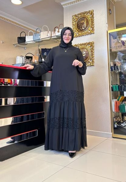 GÜPÜR DTY. ŞİFON ELBİSE/ NURCAN ÇETİN