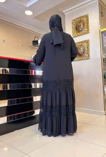 GÜPÜR DTY. ŞİFON ELBİSE/ NURCAN ÇETİN