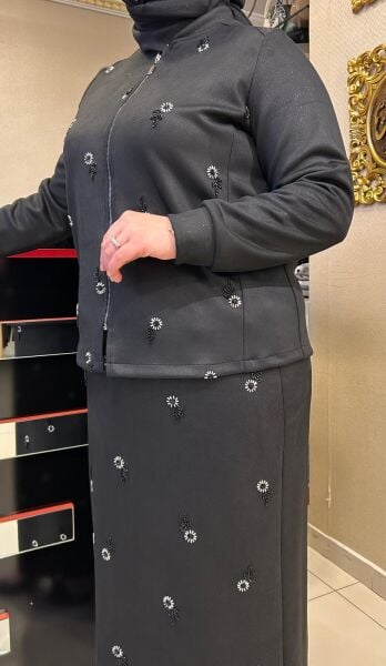 KENDİNDEN SİMLİ BONCUK İŞLEMELİ TAKIM/ FUAT GÜRŞEN 