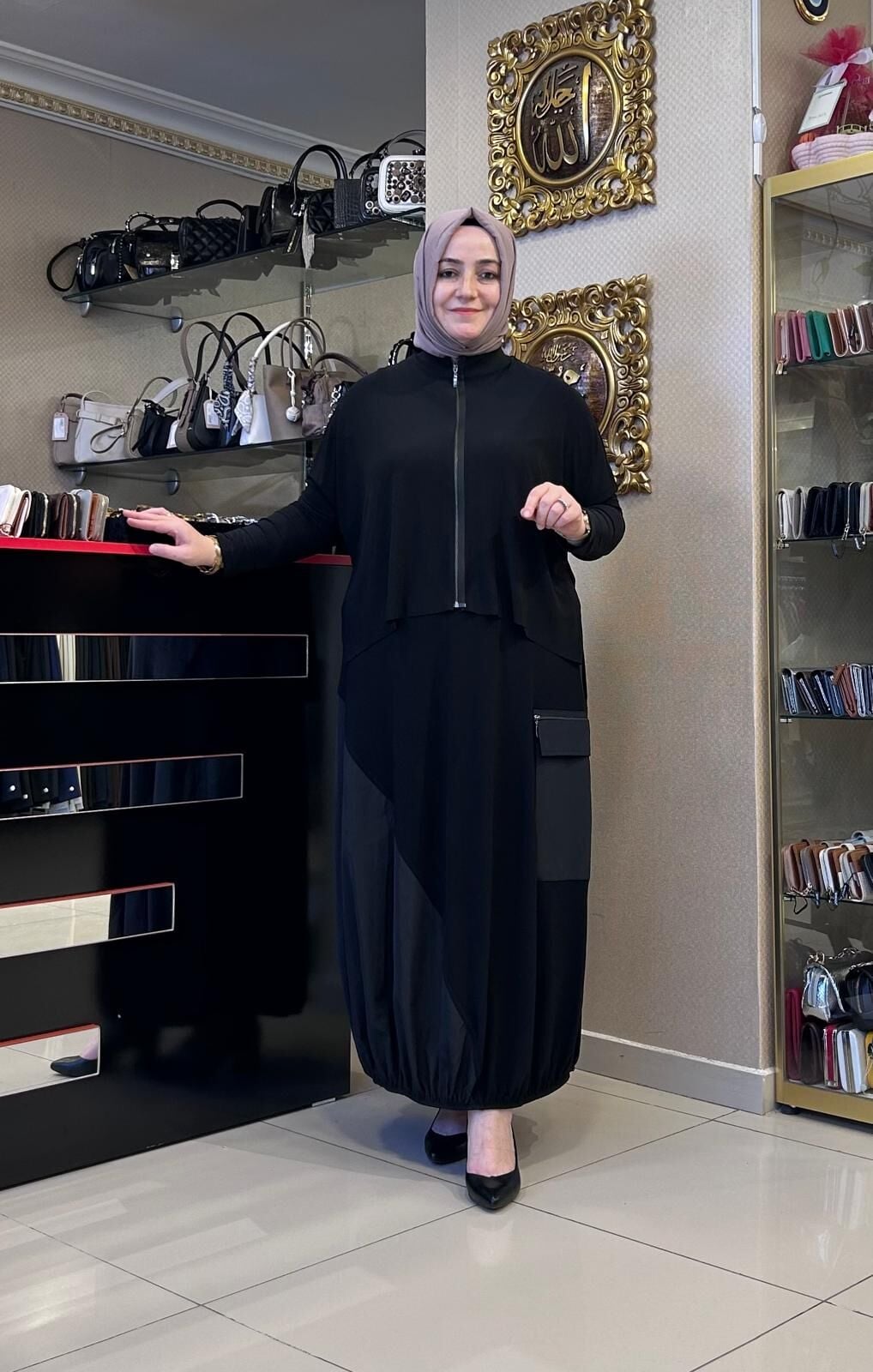 PARAŞÜT KUMAŞ DTY. ETEK BLUZ TAKIM/ NURCAN ÇETİN 