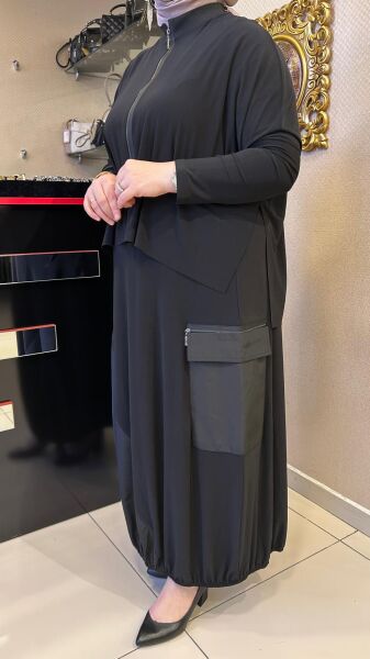 PARAŞÜT KUMAŞ DTY. ETEK BLUZ TAKIM/ NURCAN ÇETİN 