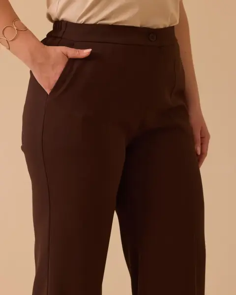 B. BEDEN ARKASI LASTİKLİ BOL PAÇA PANTOLON/ SEÇİL