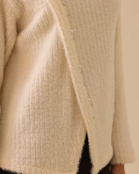 TAŞ DTY. SİMETRİK ANGORA KAZAK/ SEÇİL