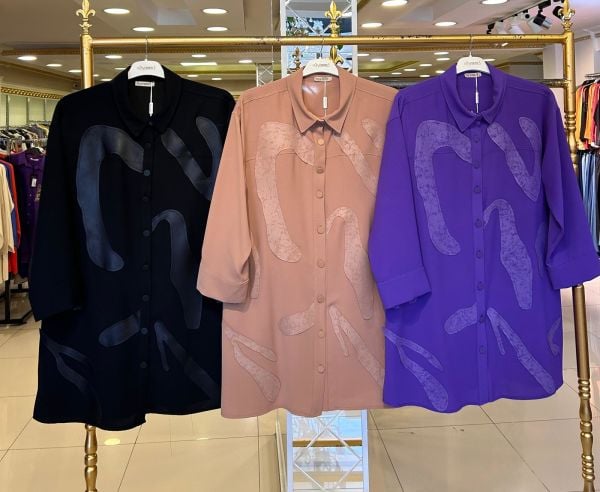 ÜZERİ DERİ DTY. GÖMLEK TUNİK/ MÜSEMMA