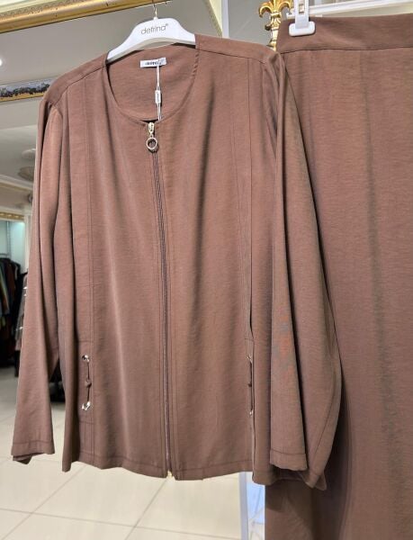 ETEĞİ VE BLUZU KUŞGÖZÜ DTY. MODAL TAKIM/ DEFRİNA