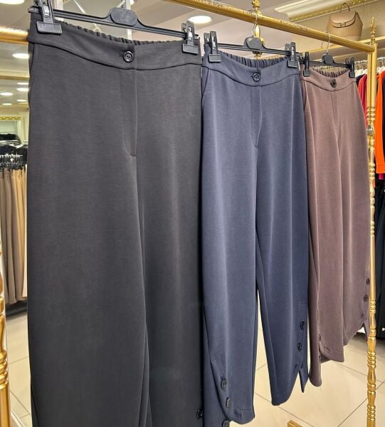HAWAİİ DÜĞME DTY. MODAL PANTOLON/ SENTEZ