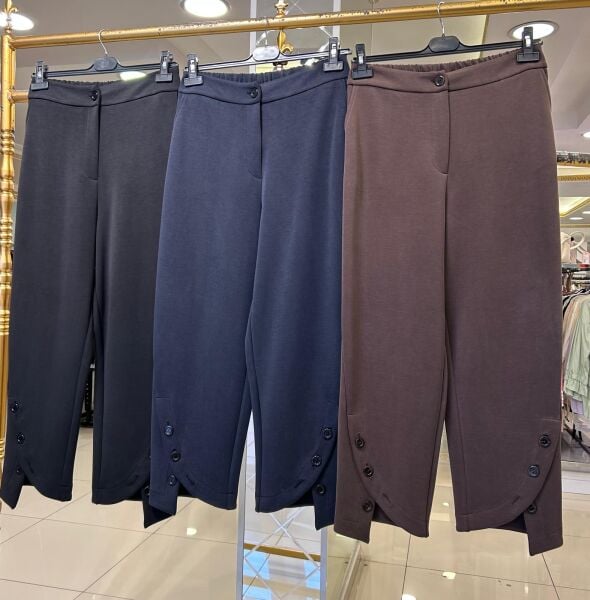 HAWAİİ DÜĞME DTY. MODAL PANTOLON/ SENTEZ