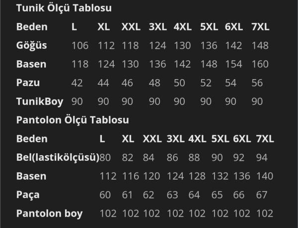 TAŞ VE İŞLEME DTY.  PANTOLONLU TAKIM/BEHREM