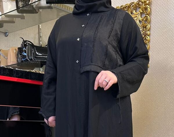 PARLAK TÜL KUMAŞ DTY. VİSKOZ ELBİSE /LISSMORE