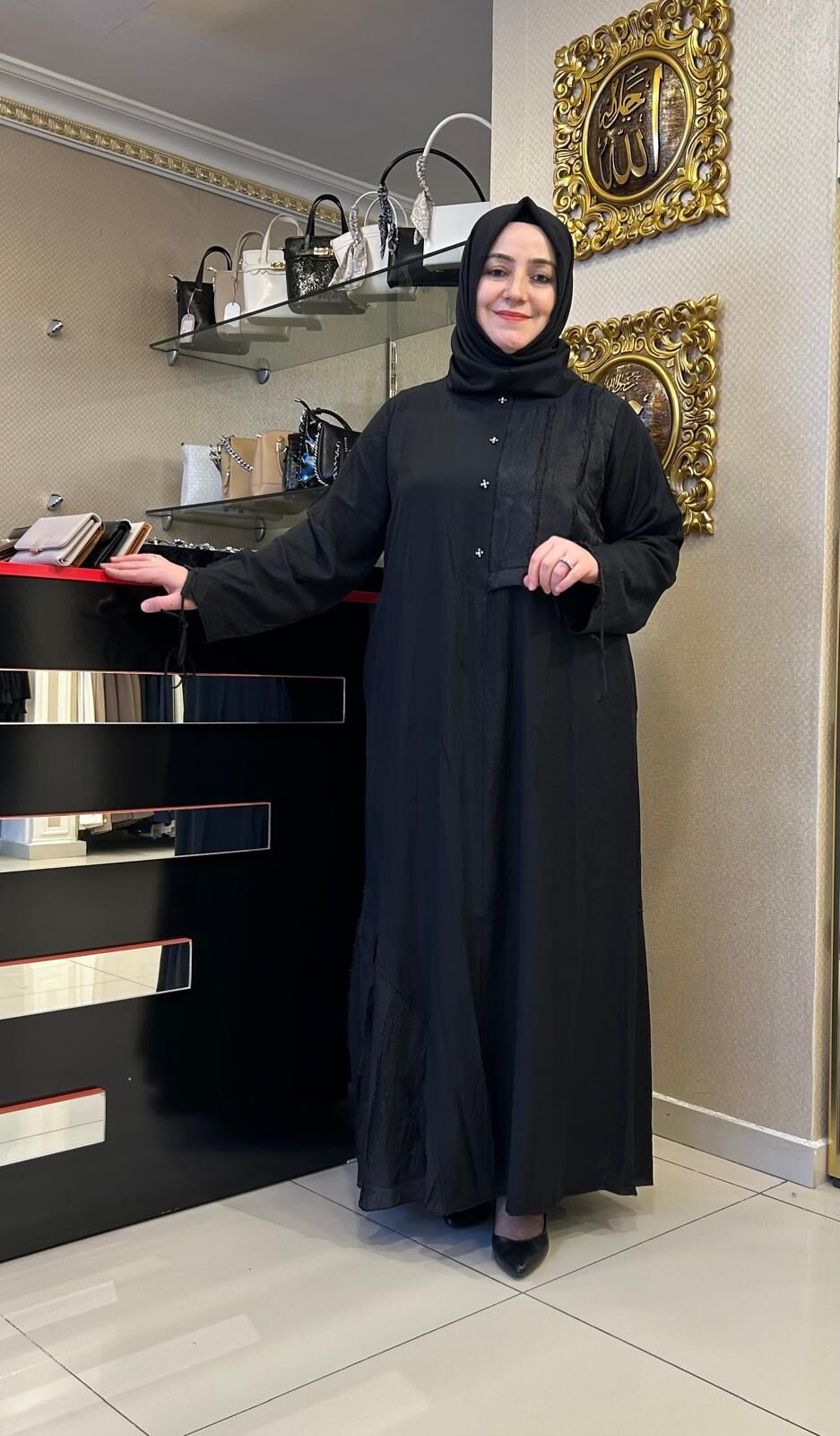 PARLAK TÜL KUMAŞ DTY. VİSKOZ ELBİSE /LISSMORE