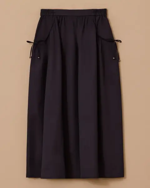 KOL DETAYLI SWEATSHIRT  VE BÜZGÜLÜ ETEK TAKIM 1021-1012 /SEÇİL