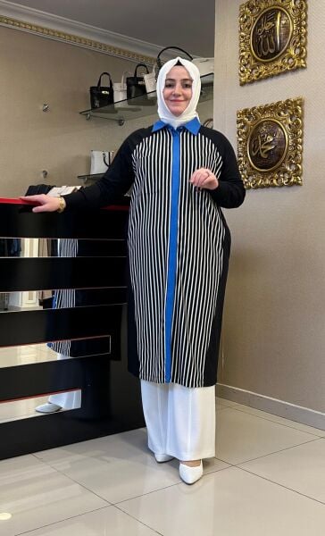 CEBİ NAKIŞLI ÇİZGİLİ RENK DTY. KAP/ TIĞTRİKO