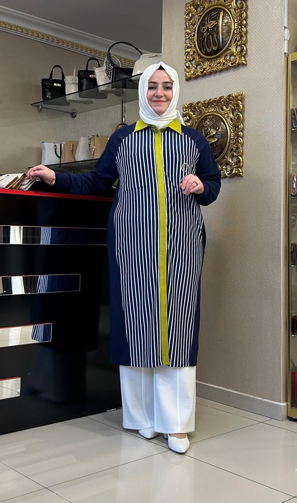 CEBİ NAKIŞLI ÇİZGİLİ RENK DTY. KAP/ TIĞTRİKO