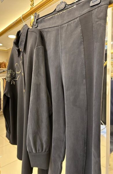 GOLD İŞLEMELİ TUNİK PANTOLON TAKIM/GHISA