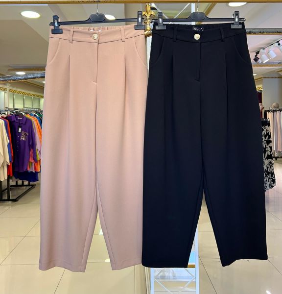 ROMA ﻿ÖNÜ PİLE DTY. HAVUÇ PAÇA PANTOLON / SENTEZ