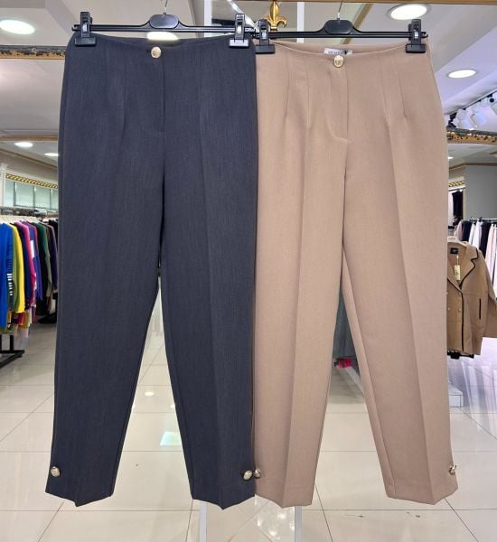 DÜĞME DTY. HAVUÇ PAÇA PANTOLON / SENTEZ