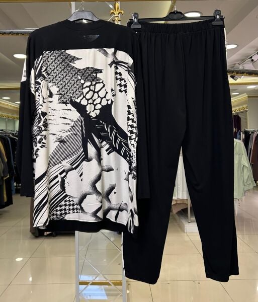 KONTRAST RENK VE CEP DTY. PANTOLONLU TAKIM/ TIĞTRİKO