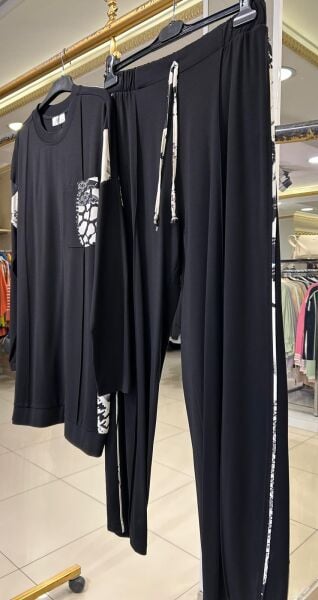 KONTRAST RENK VE CEP DTY. PANTOLONLU TAKIM/ TIĞTRİKO